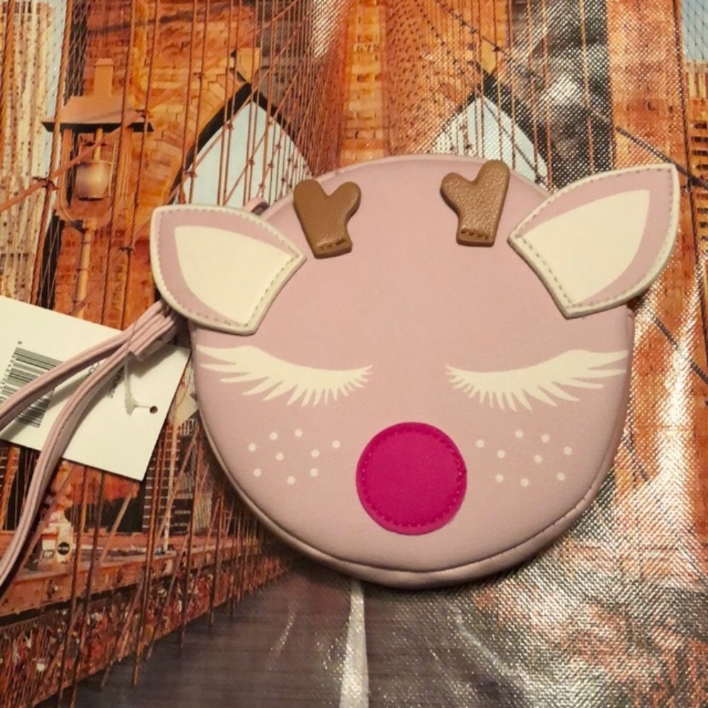 BETSEY Johnson Reindeer Coin Purse